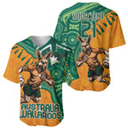 Custom Australia Rugby Wallaroos Baseball Jersey Indigenous Aboriginal Pacific Champions