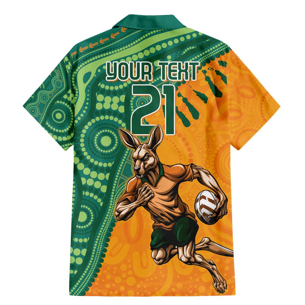 Custom Australia Rugby Wallaroos Family Matching Mermaid Dress and Hawaiian Shirt Indigenous Aboriginal Pacific Champions