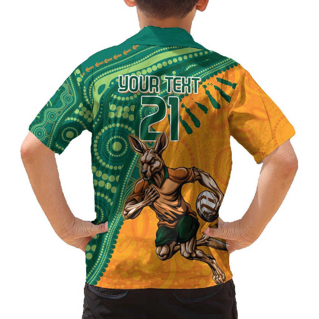 Custom Australia Rugby Wallaroos Family Matching Puletasi and Hawaiian Shirt Indigenous Aboriginal Pacific Champions