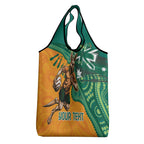 Custom Australia Rugby Wallaroos Grocery Bag Indigenous Aboriginal Pacific Champions