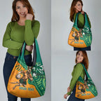 Custom Australia Rugby Wallaroos Grocery Bag Indigenous Aboriginal Pacific Champions