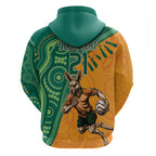 Custom Australia Rugby Wallaroos Hoodie Indigenous Aboriginal Pacific Champions
