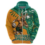 Custom Australia Rugby Wallaroos Hoodie Indigenous Aboriginal Pacific Champions