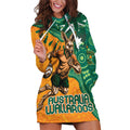 Custom Australia Rugby Wallaroos Hoodie Dress Indigenous Aboriginal Pacific Champions
