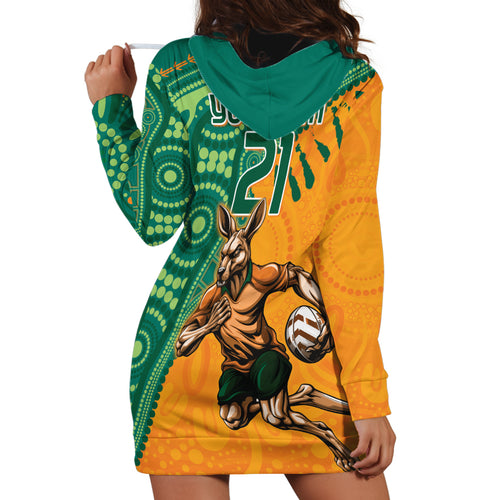 Custom Australia Rugby Wallaroos Hoodie Dress Indigenous Aboriginal Pacific Champions