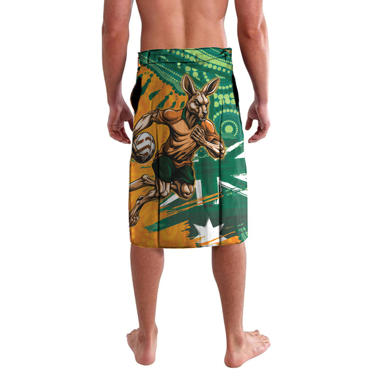 Custom Australia Rugby Wallaroos Lavalava Indigenous Aboriginal Pacific Champions