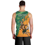 Custom Australia Rugby Wallaroos Men Tank Top Indigenous Aboriginal Pacific Champions