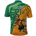 Custom Australia Rugby Wallaroos Polo Shirt Indigenous Aboriginal Pacific Champions