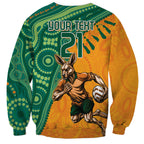 Custom Australia Rugby Wallaroos Sweatshirt Indigenous Aboriginal Pacific Champions
