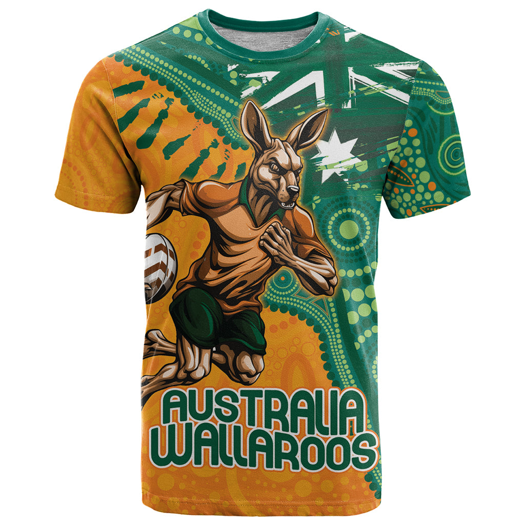 Custom Australia Rugby Wallaroos T Shirt Indigenous Aboriginal Pacific Champions