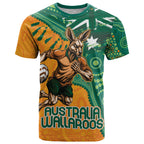 Custom Australia Rugby Wallaroos T Shirt Indigenous Aboriginal Pacific Champions