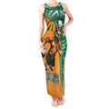 Custom Australia Rugby Wallaroos Tank Maxi Dress Indigenous Aboriginal Pacific Champions