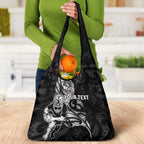 Custom New Zealand Maori Rugby Grocery Bag Rarauhe Pango Silver Fern Manaia