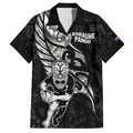 Custom New Zealand Maori Rugby Hawaiian Shirt Rarauhe Pango Silver Fern Manaia