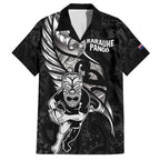 Custom New Zealand Maori Rugby Hawaiian Shirt Rarauhe Pango Silver Fern Manaia