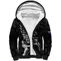 Custom New Zealand Maori Rugby Sherpa Hoodie Rarauhe Pango Silver Fern Manaia