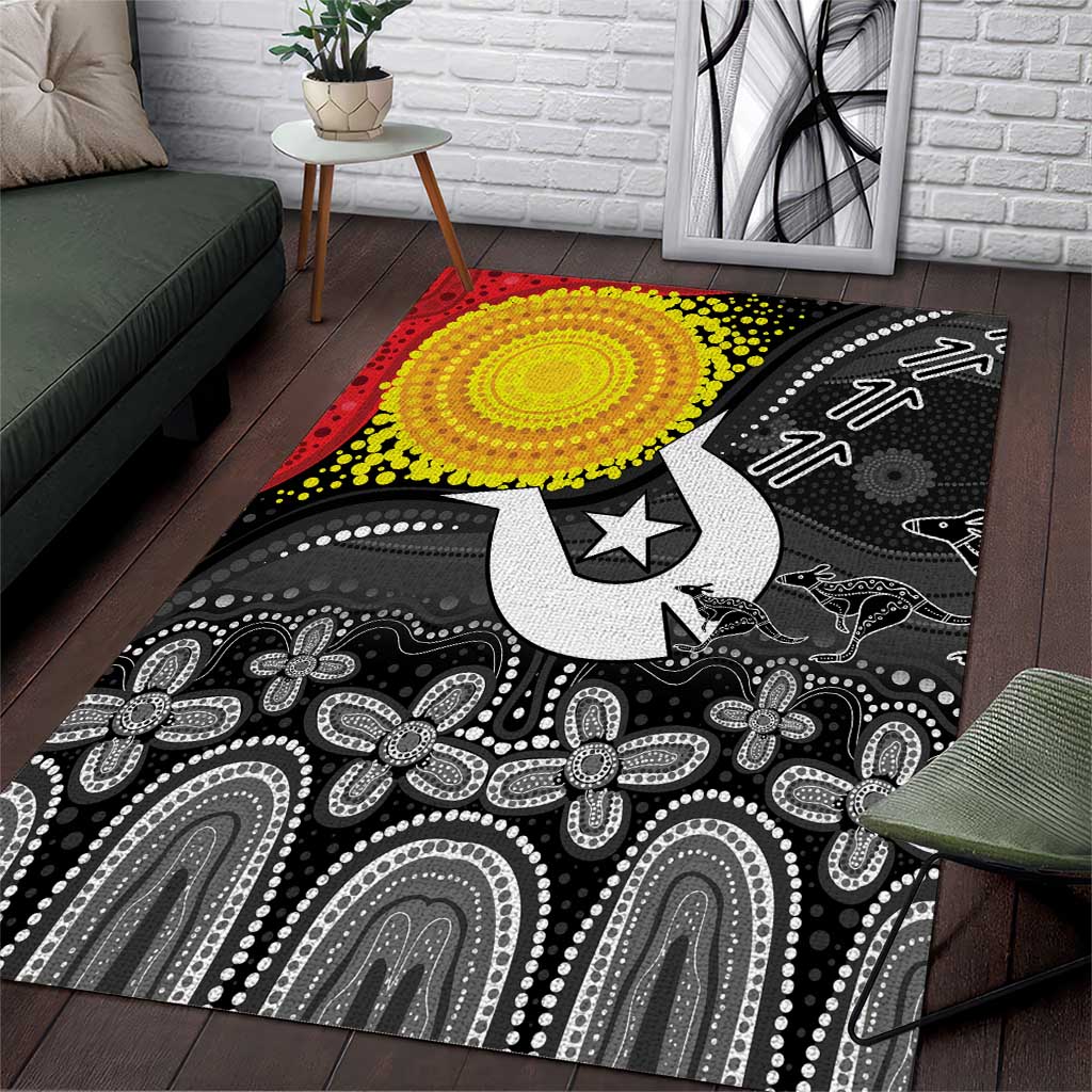 Aboriginal-Torres Strait Islanders Area Rug Together Culture Inspired Story