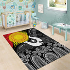 Aboriginal-Torres Strait Islanders Area Rug Together Culture Inspired Story