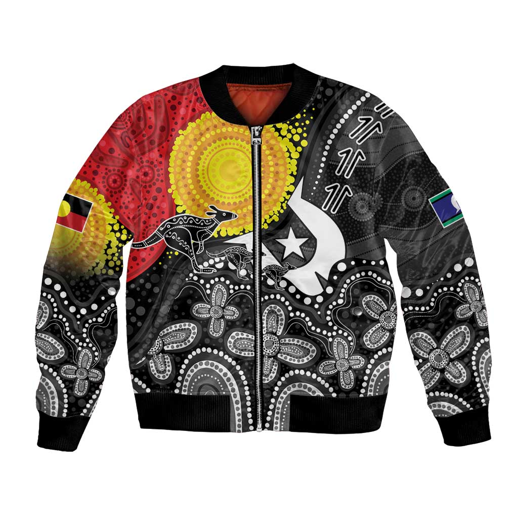 Aboriginal-Torres Strait Islanders Bomber Jacket Together Culture Inspired Story