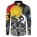 Aboriginal-Torres Strait Islanders Button Sweatshirt Together Culture Inspired Story