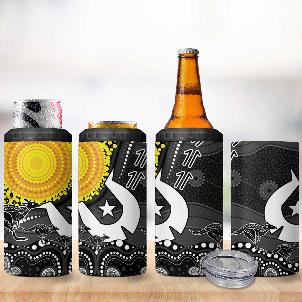 Aboriginal-Torres Strait Islanders 4 in 1 Can Cooler Tumbler Together Culture Inspired Story