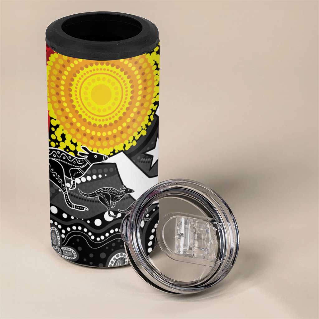 Aboriginal-Torres Strait Islanders 4 in 1 Can Cooler Tumbler Together Culture Inspired Story