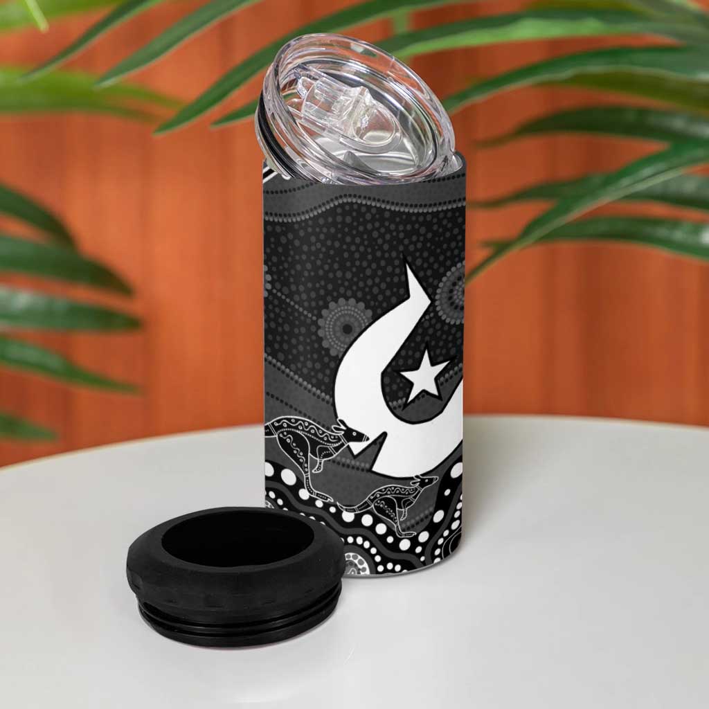 Aboriginal-Torres Strait Islanders 4 in 1 Can Cooler Tumbler Together Culture Inspired Story