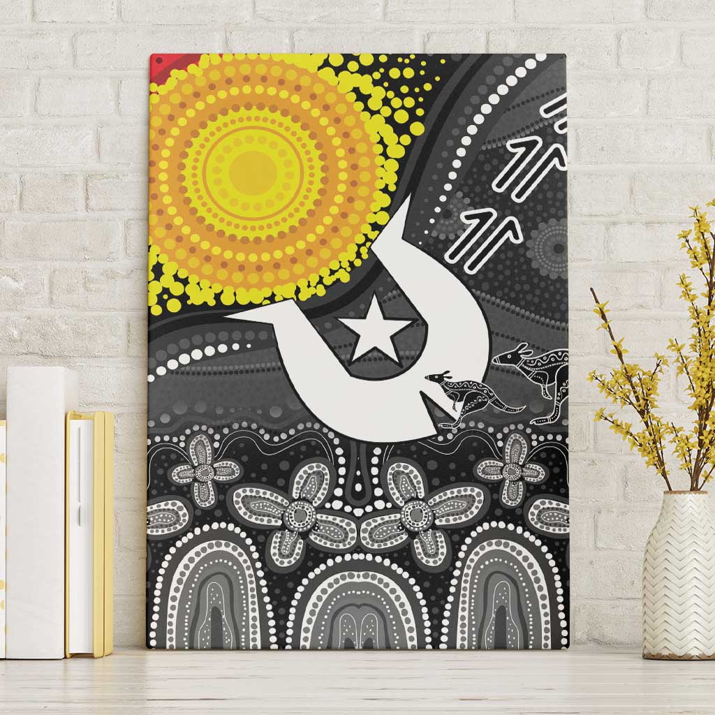 Aboriginal-Torres Strait Islanders Canvas Wall Art Together Culture Inspired Story
