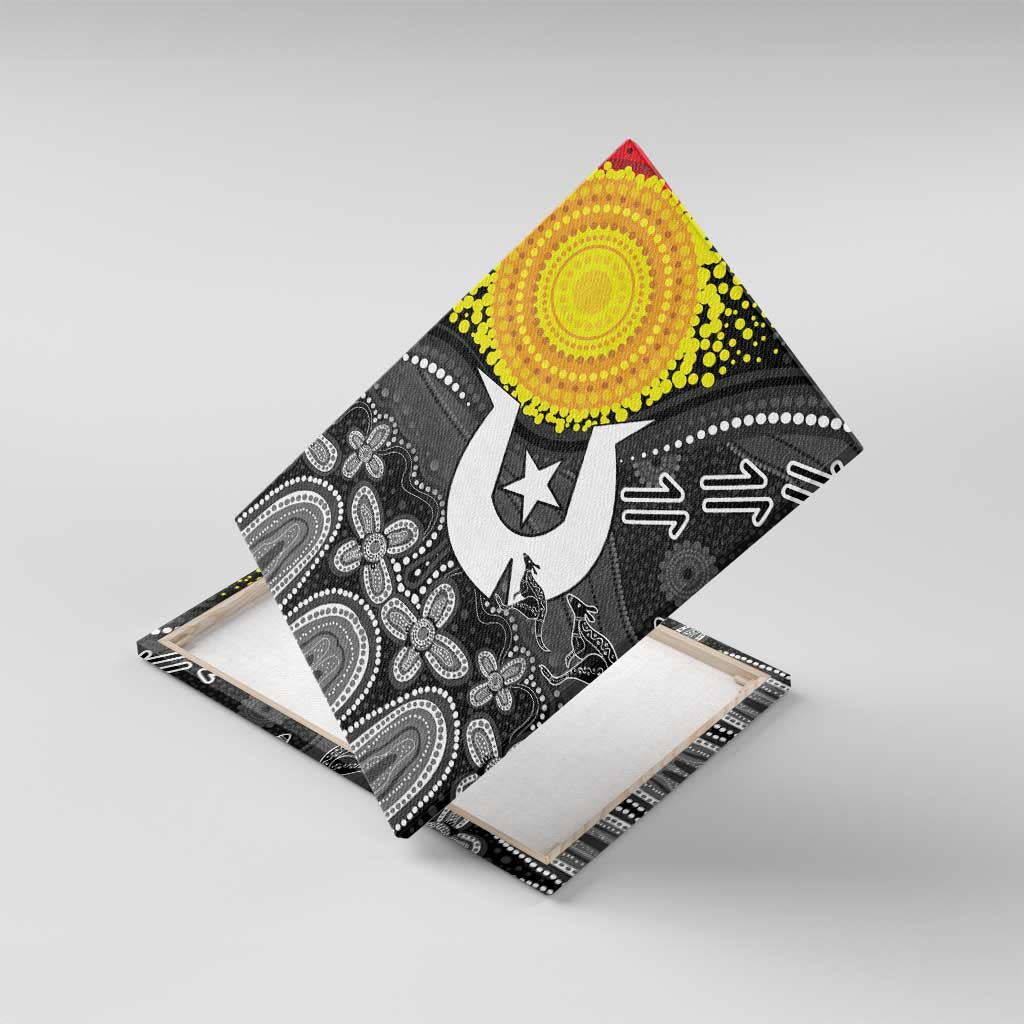 Aboriginal-Torres Strait Islanders Canvas Wall Art Together Culture Inspired Story