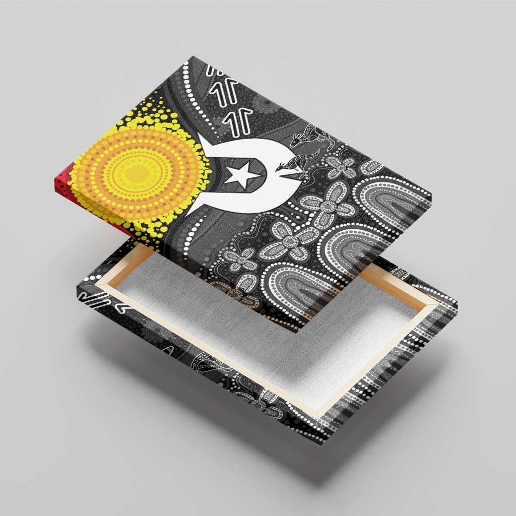 Aboriginal-Torres Strait Islanders Canvas Wall Art Together Culture Inspired Story