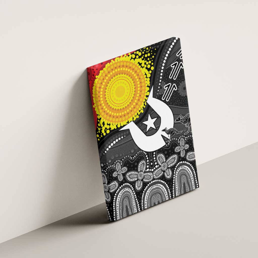 Aboriginal-Torres Strait Islanders Canvas Wall Art Together Culture Inspired Story