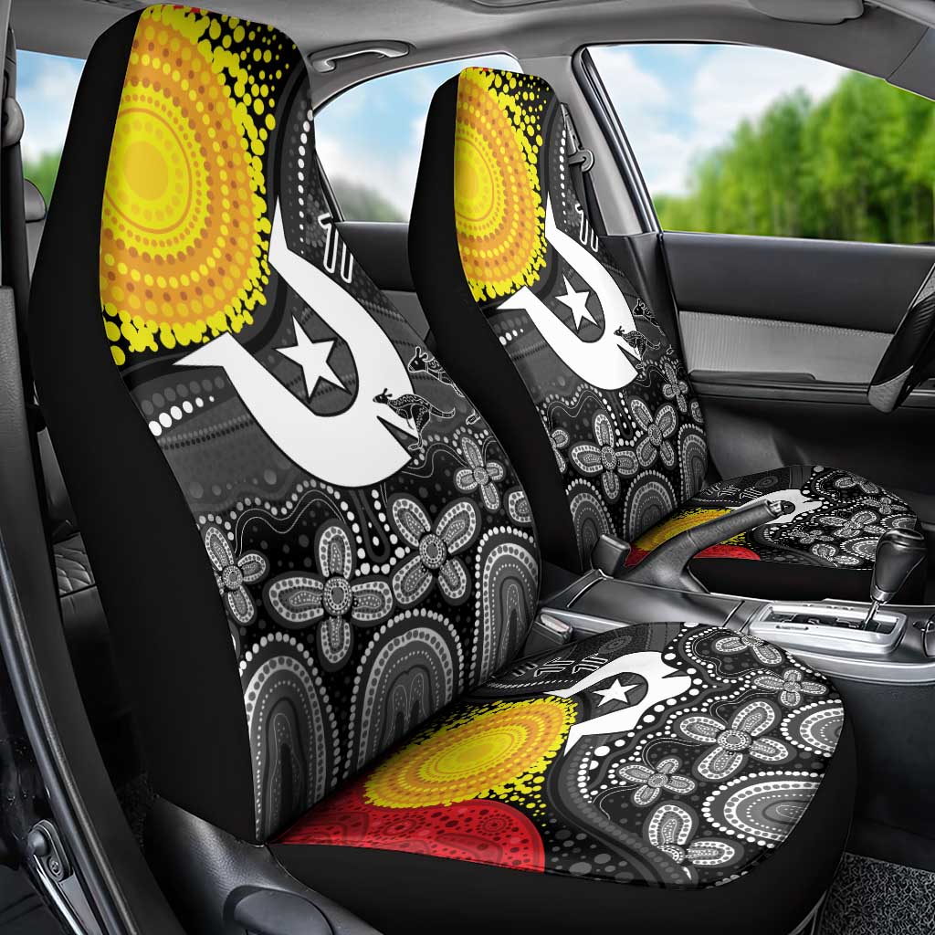 Aboriginal-Torres Strait Islanders Car Seat Cover Together Culture Inspired Story