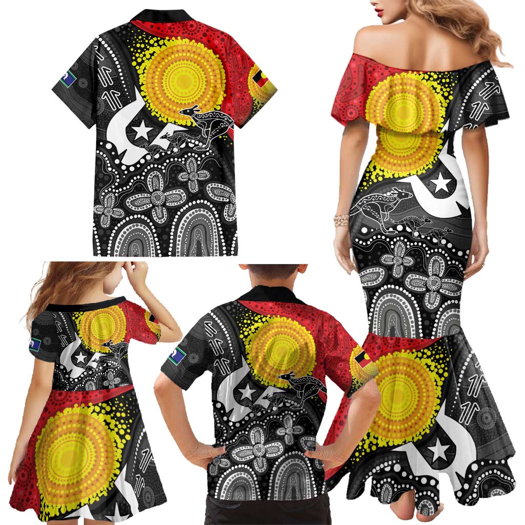 Aboriginal-Torres Strait Islanders Family Matching Mermaid Dress and Hawaiian Shirt Together Culture Inspired Story