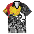 Aboriginal-Torres Strait Islanders Family Matching Off Shoulder Maxi Dress and Hawaiian Shirt Together Culture Inspired Story