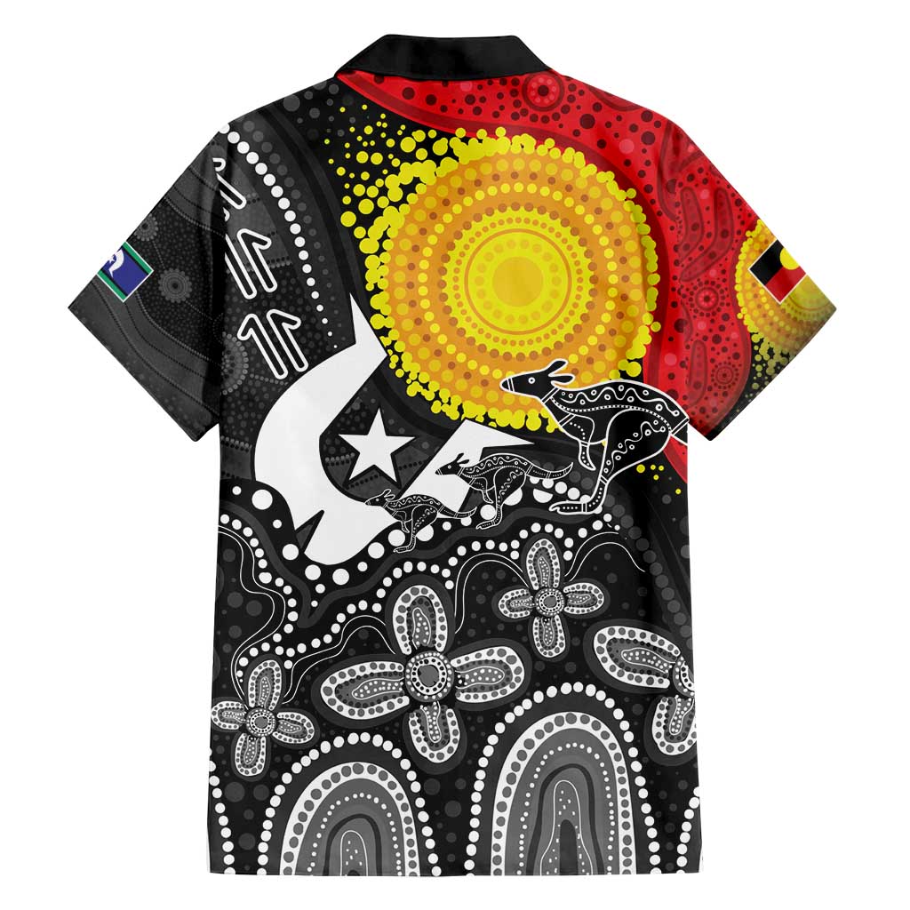 Aboriginal-Torres Strait Islanders Family Matching Off Shoulder Maxi Dress and Hawaiian Shirt Together Culture Inspired Story