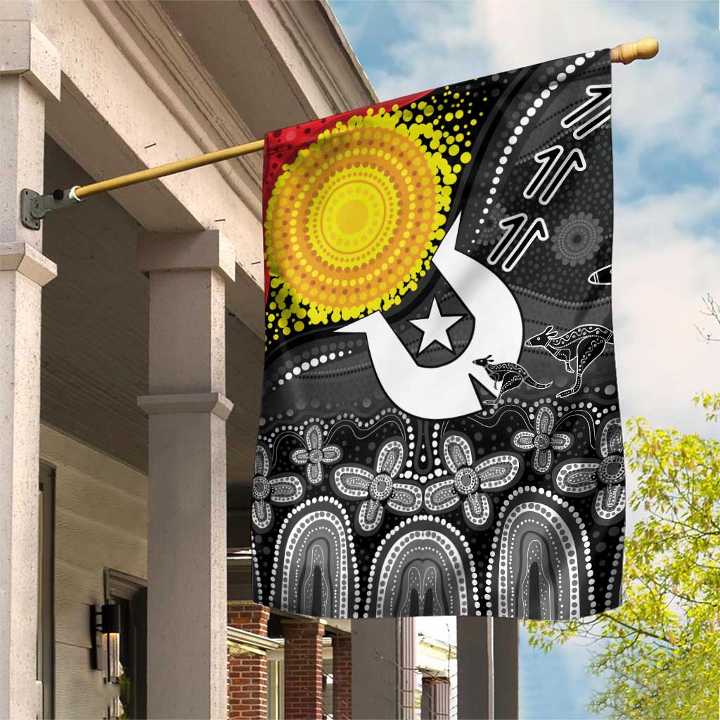 Aboriginal-Torres Strait Islanders Garden Flag Together Culture Inspired Story