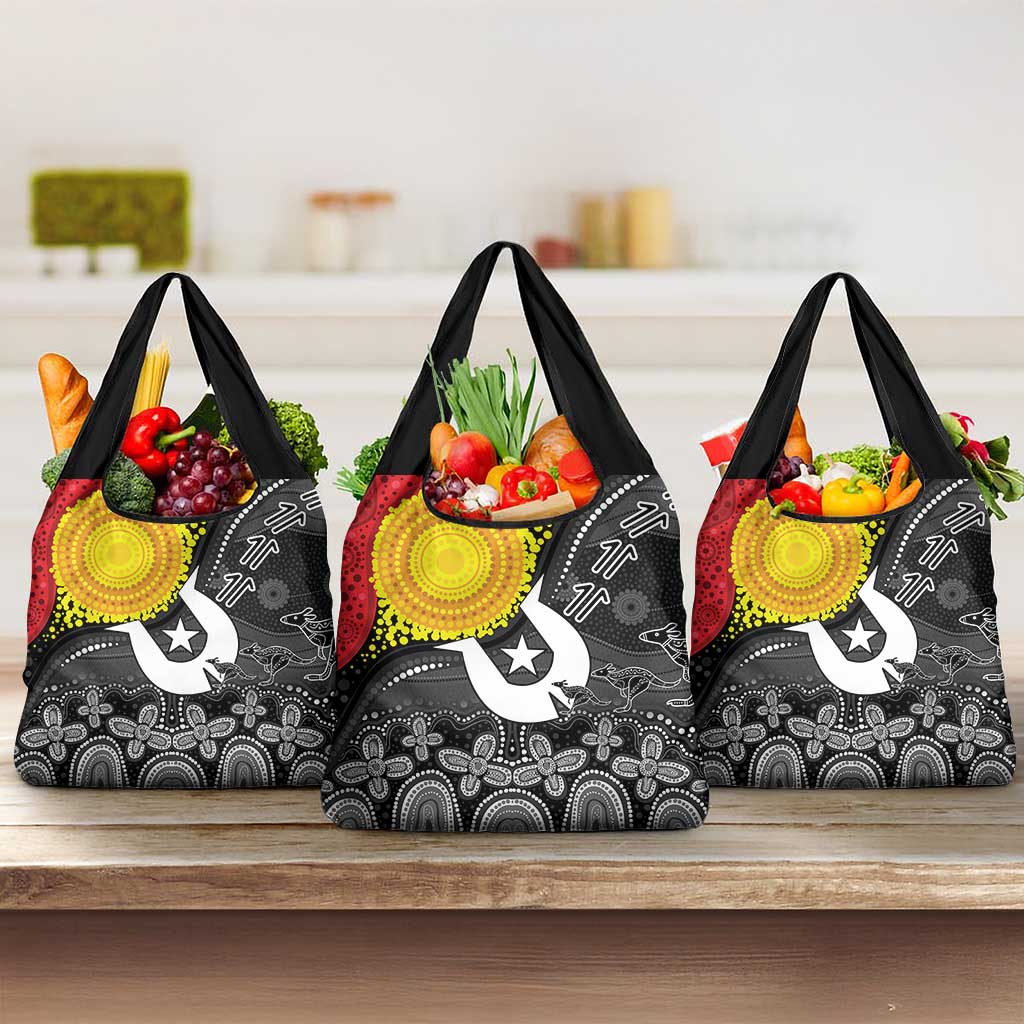 Aboriginal-Torres Strait Islanders Grocery Bag Together Culture Inspired Story