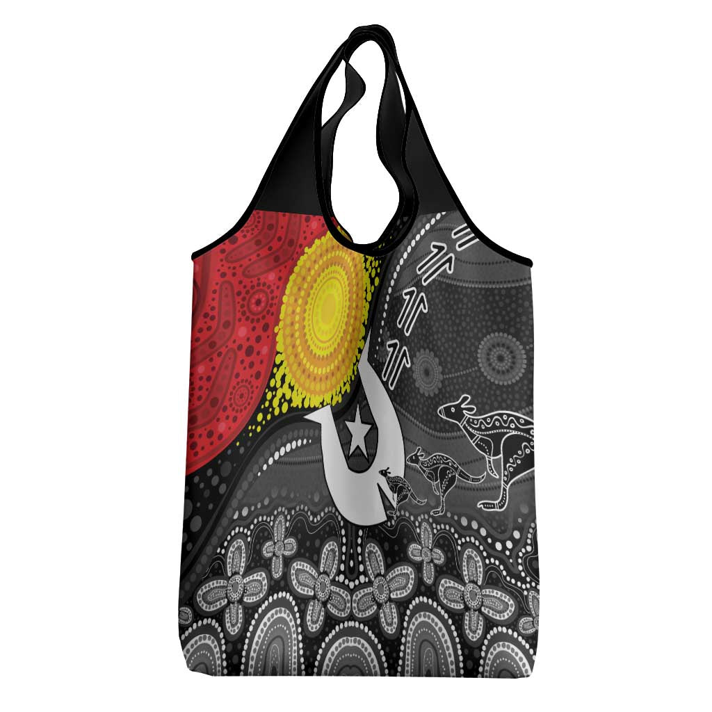 Aboriginal-Torres Strait Islanders Grocery Bag Together Culture Inspired Story