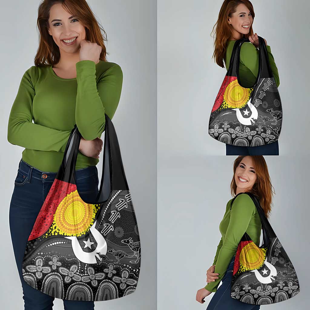 Aboriginal-Torres Strait Islanders Grocery Bag Together Culture Inspired Story