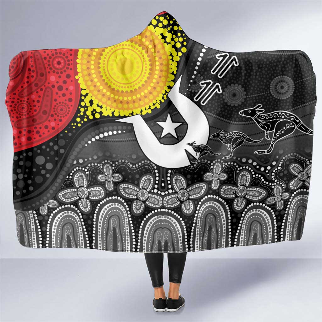 Aboriginal-Torres Strait Islanders Hooded Blanket Together Culture Inspired Story
