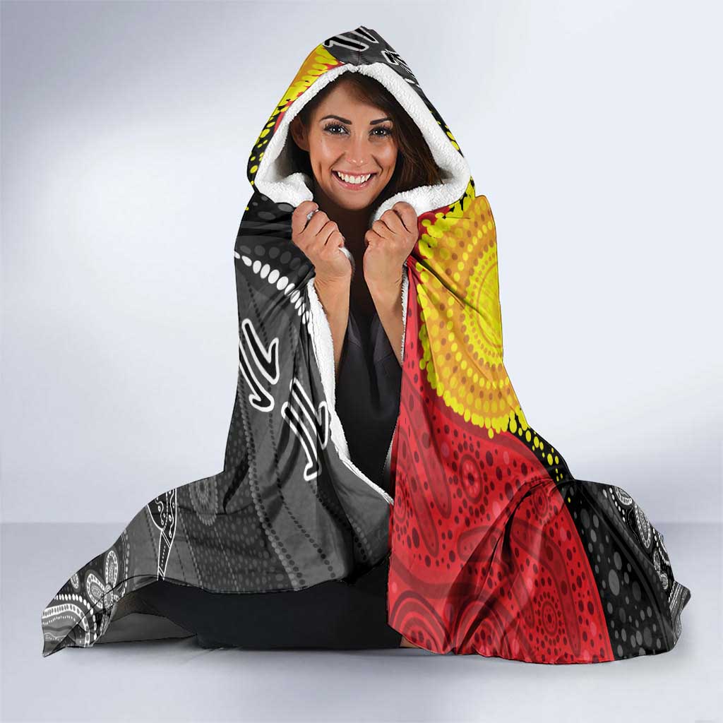 Aboriginal-Torres Strait Islanders Hooded Blanket Together Culture Inspired Story