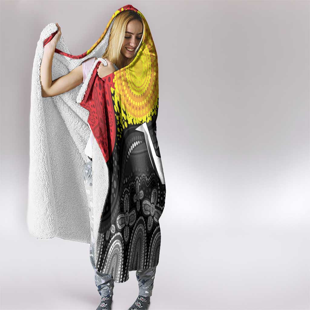 Aboriginal-Torres Strait Islanders Hooded Blanket Together Culture Inspired Story