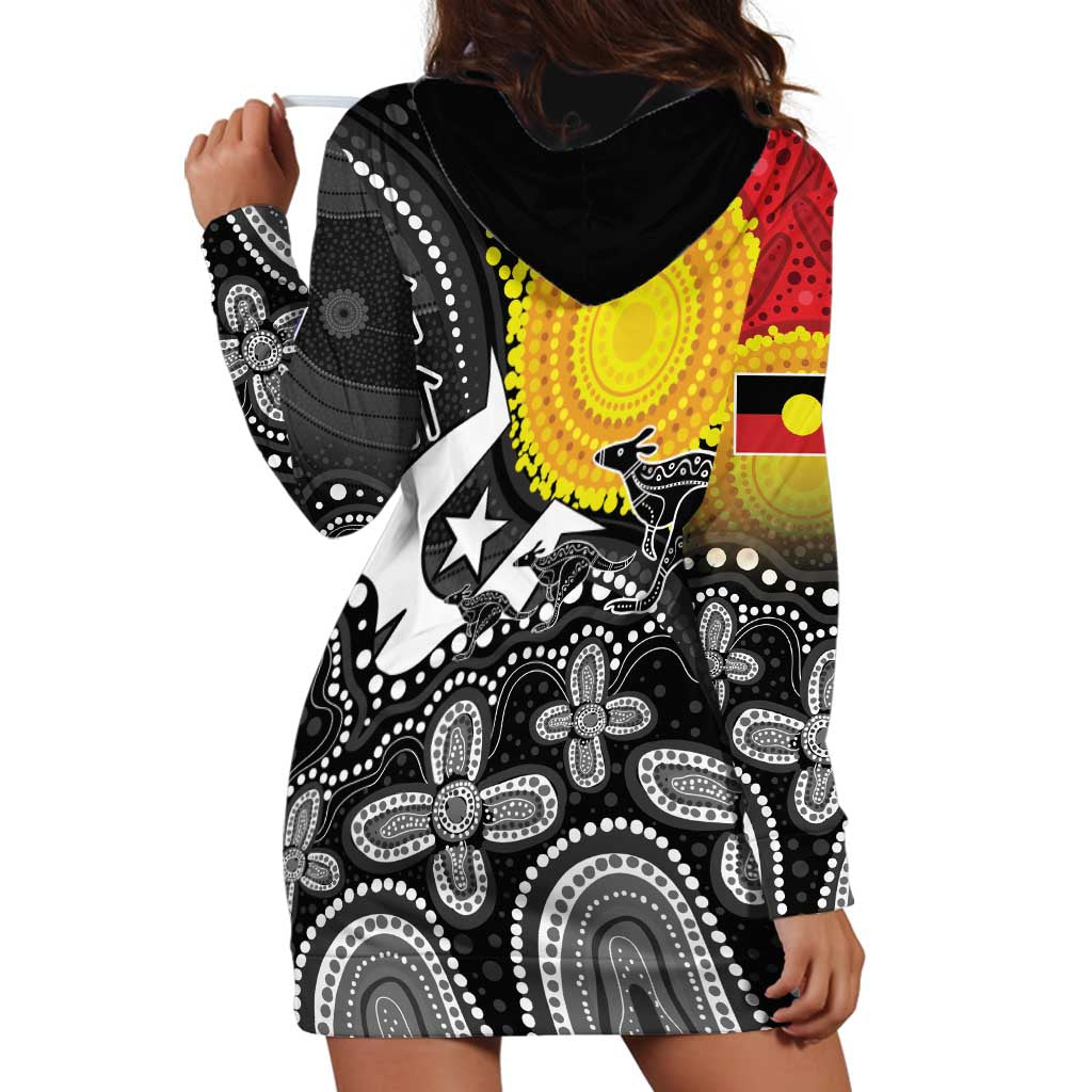 Aboriginal-Torres Strait Islanders Hoodie Dress Together Culture Inspired Story