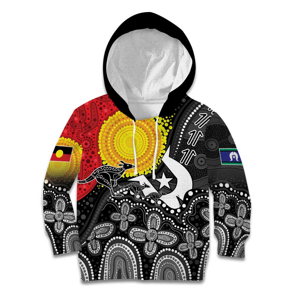 Aboriginal-Torres Strait Islanders Kid Hoodie Together Culture Inspired Story