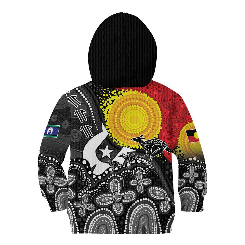 Aboriginal-Torres Strait Islanders Kid Hoodie Together Culture Inspired Story