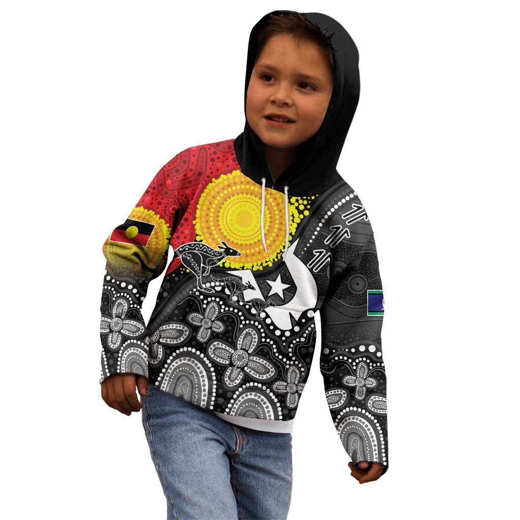 Aboriginal-Torres Strait Islanders Kid Hoodie Together Culture Inspired Story