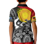 Aboriginal-Torres Strait Islanders Kid Polo Shirt Together Culture Inspired Story