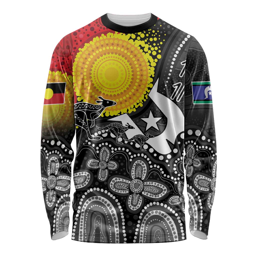 Aboriginal-Torres Strait Islanders Long Sleeve Shirt Together Culture Inspired Story
