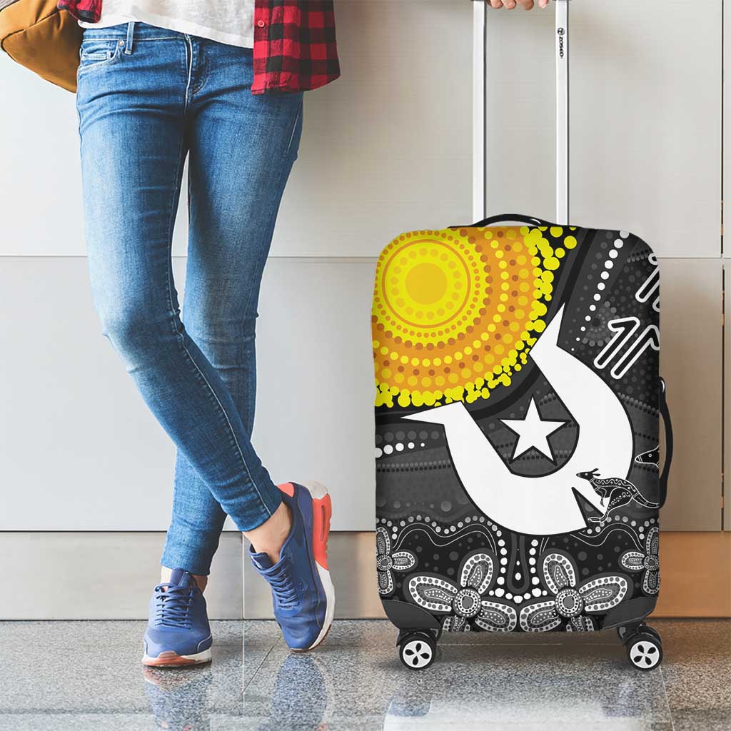 Aboriginal-Torres Strait Islanders Luggage Cover Together Culture Inspired Story