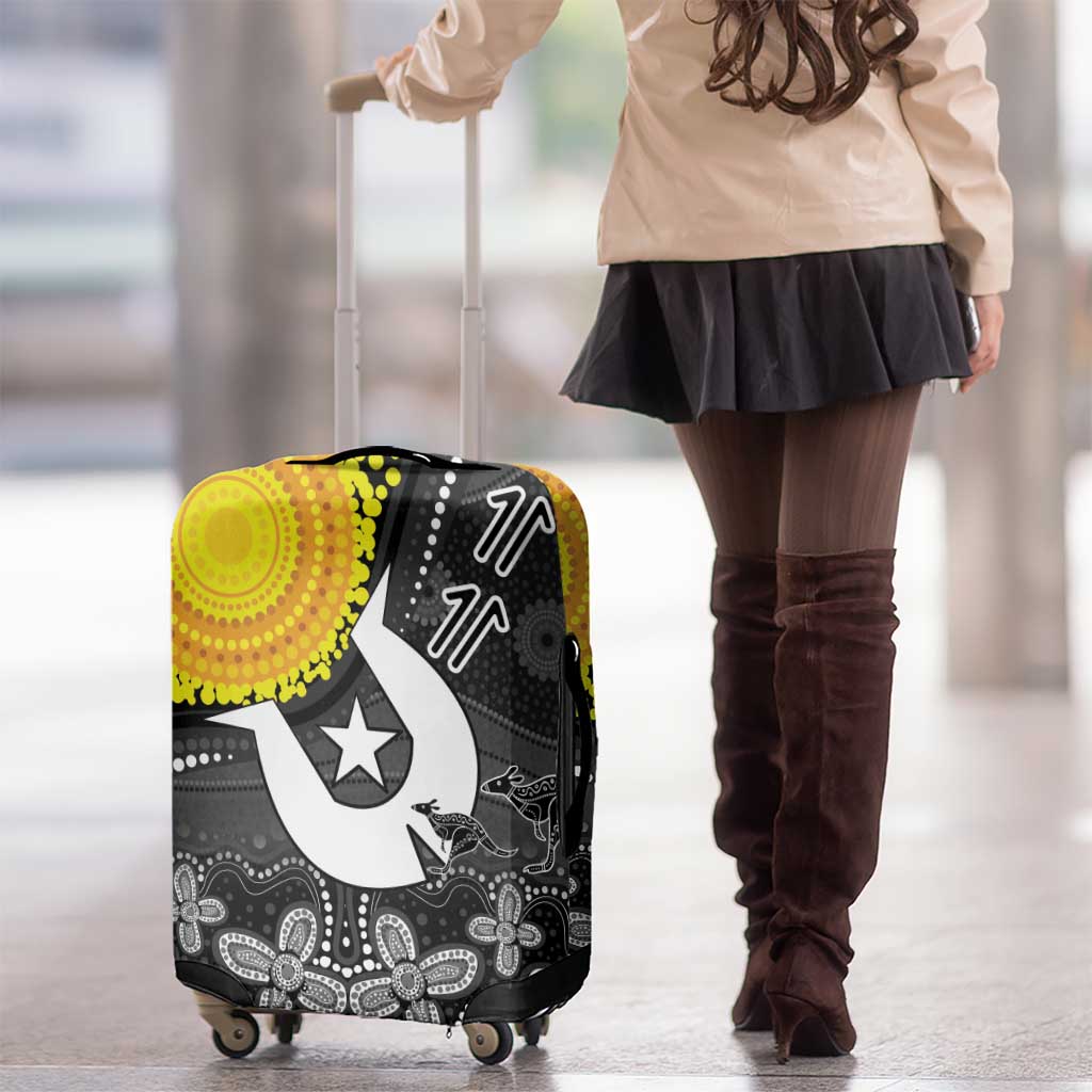 Aboriginal-Torres Strait Islanders Luggage Cover Together Culture Inspired Story